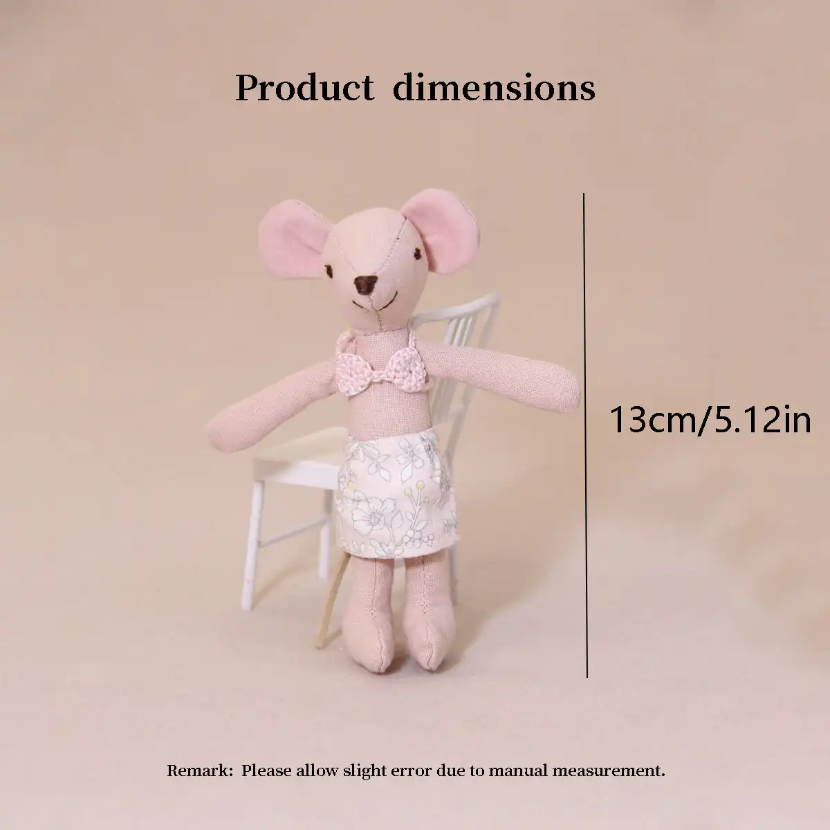 Dolls Handmade Little Mice Toys with Bikini Dress