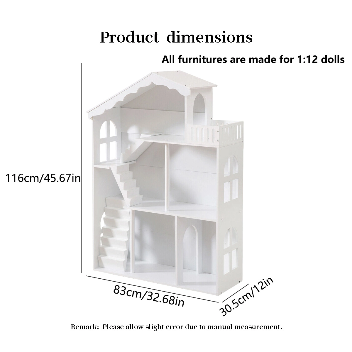 Wooden dollhouse