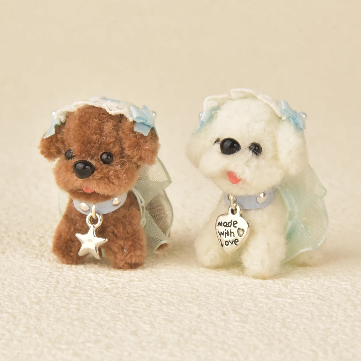 dollhouse accessory wool stem dog