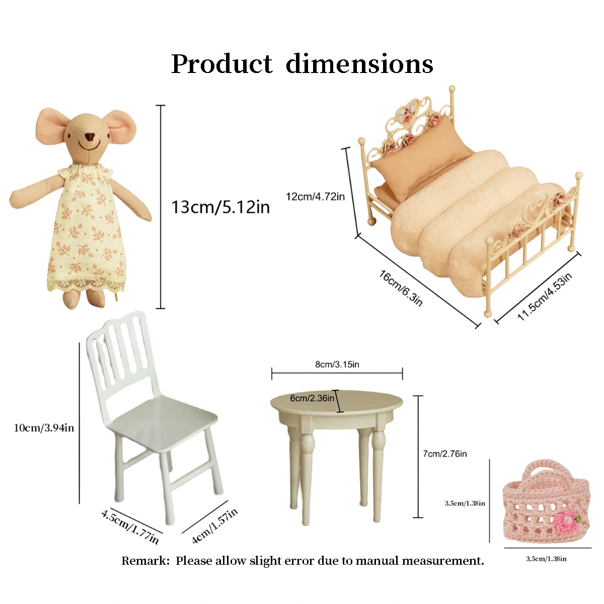 dollhouse suitcase with retro style