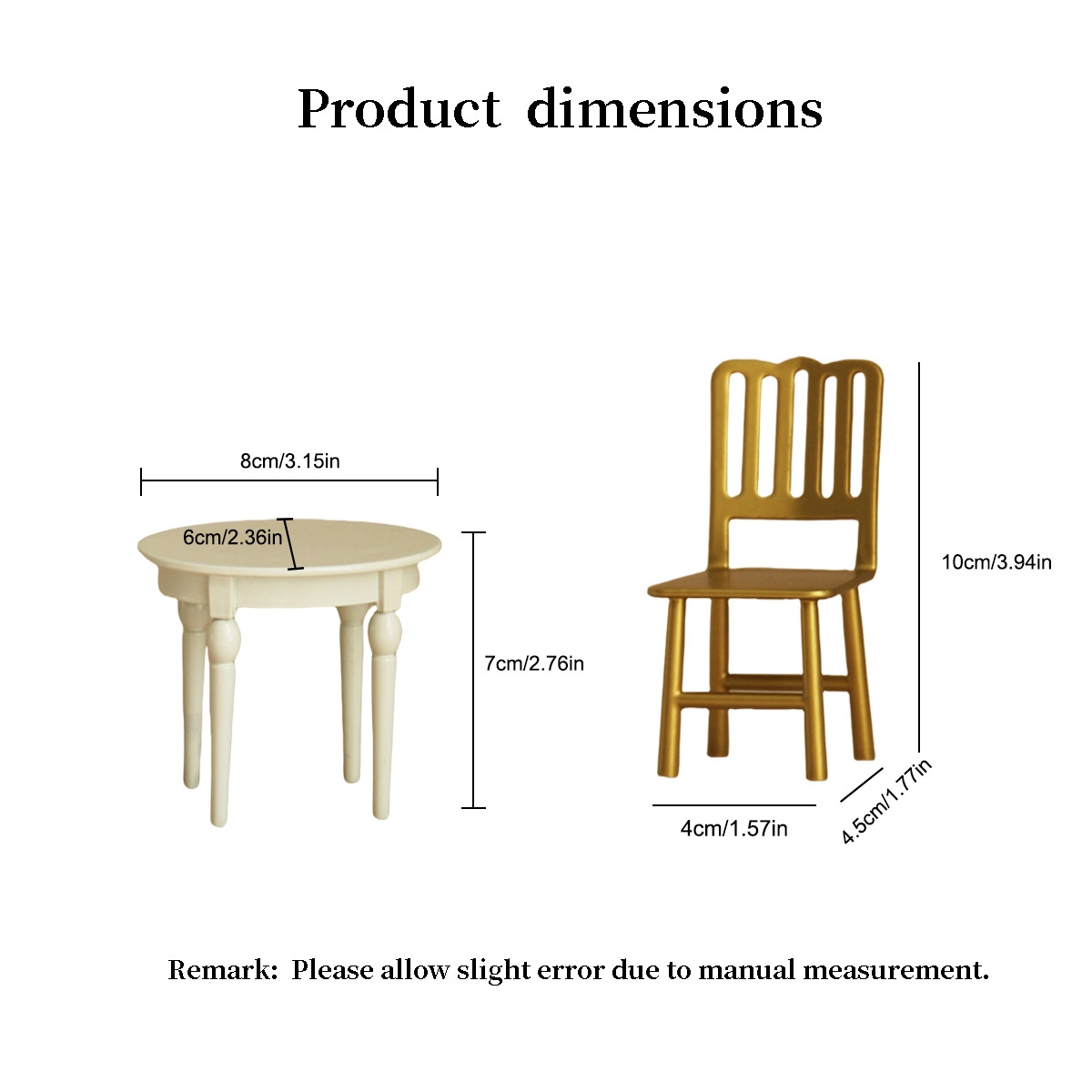 metal table and chair 