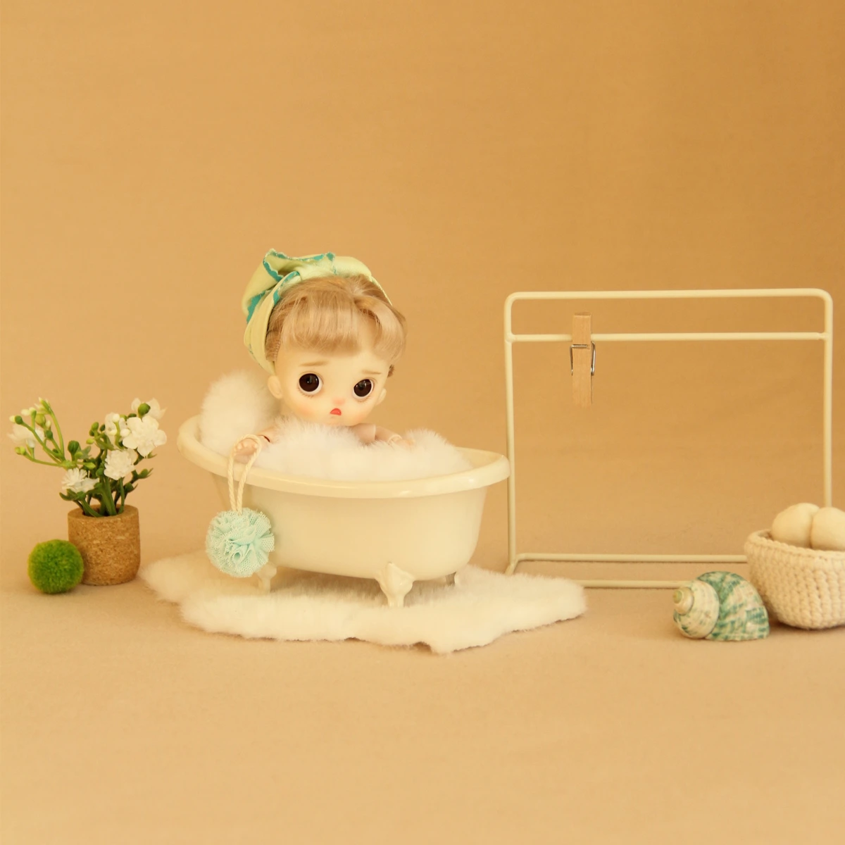 miniature accessories tiny bathtub