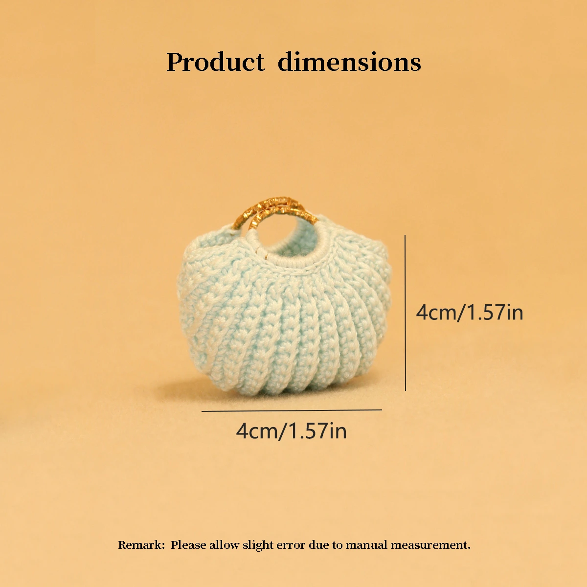 miniature accessories with mini knitting skirt and hat 