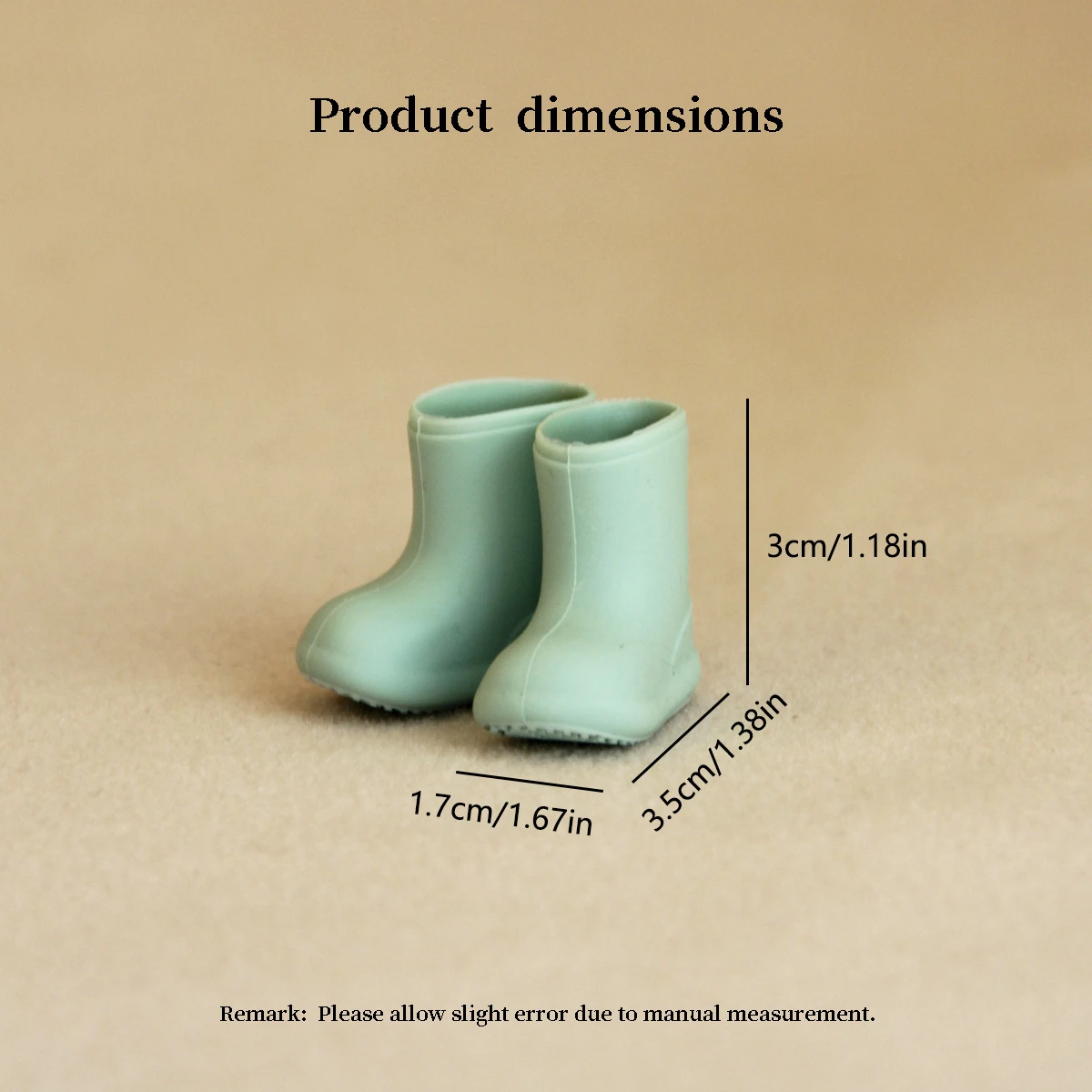 miniature accessories with rainshoes 