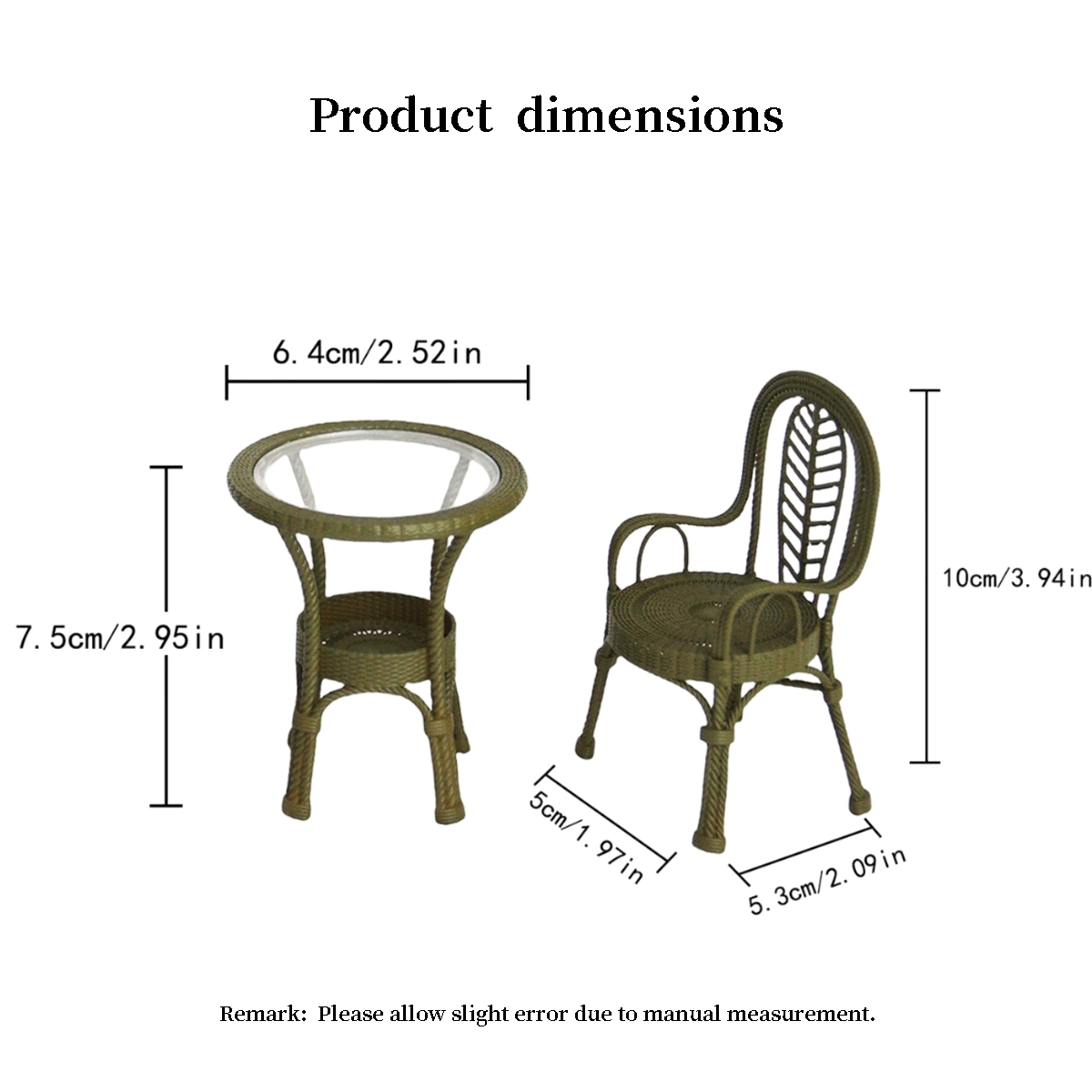 miniature dining table and chairs 