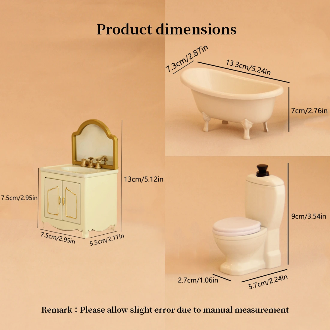 miniature dollhouse accessories mini washstand sets
