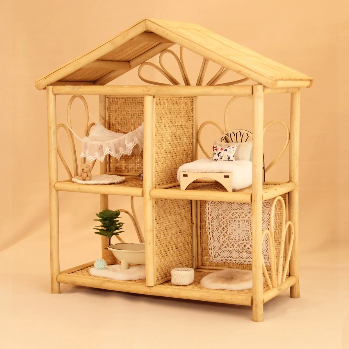 rattan dollhouse