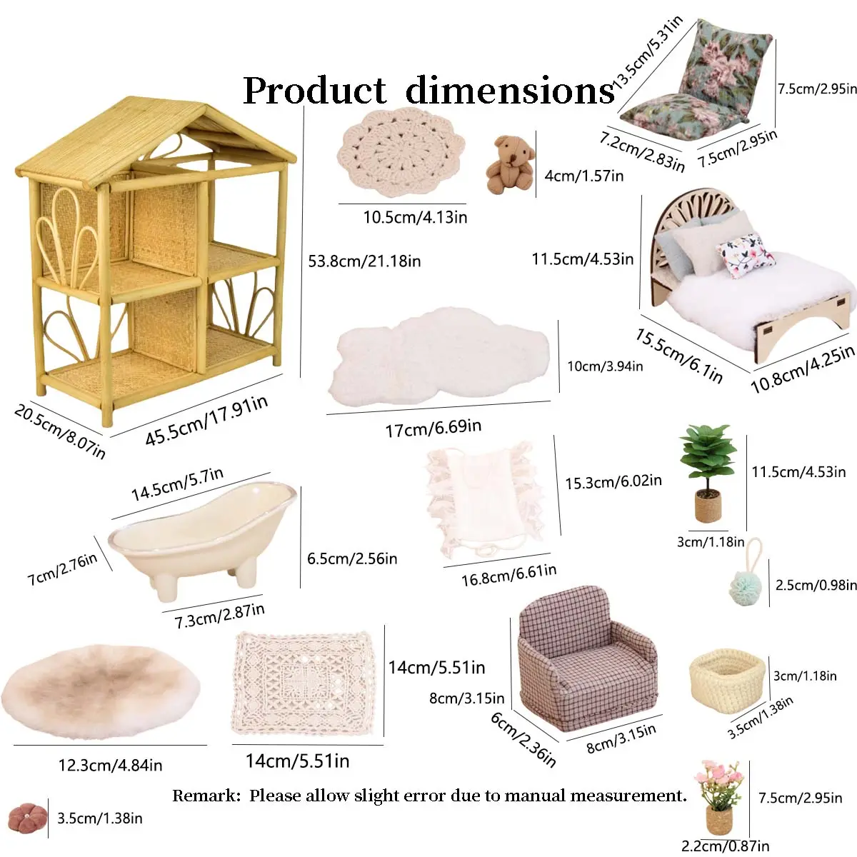 rattan dollhouse