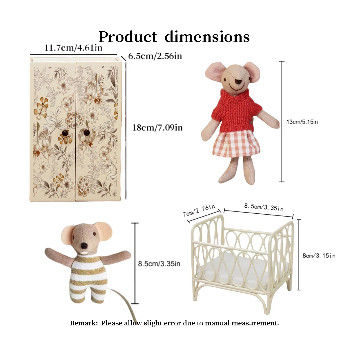 suitcase dollhouse with Nursery room