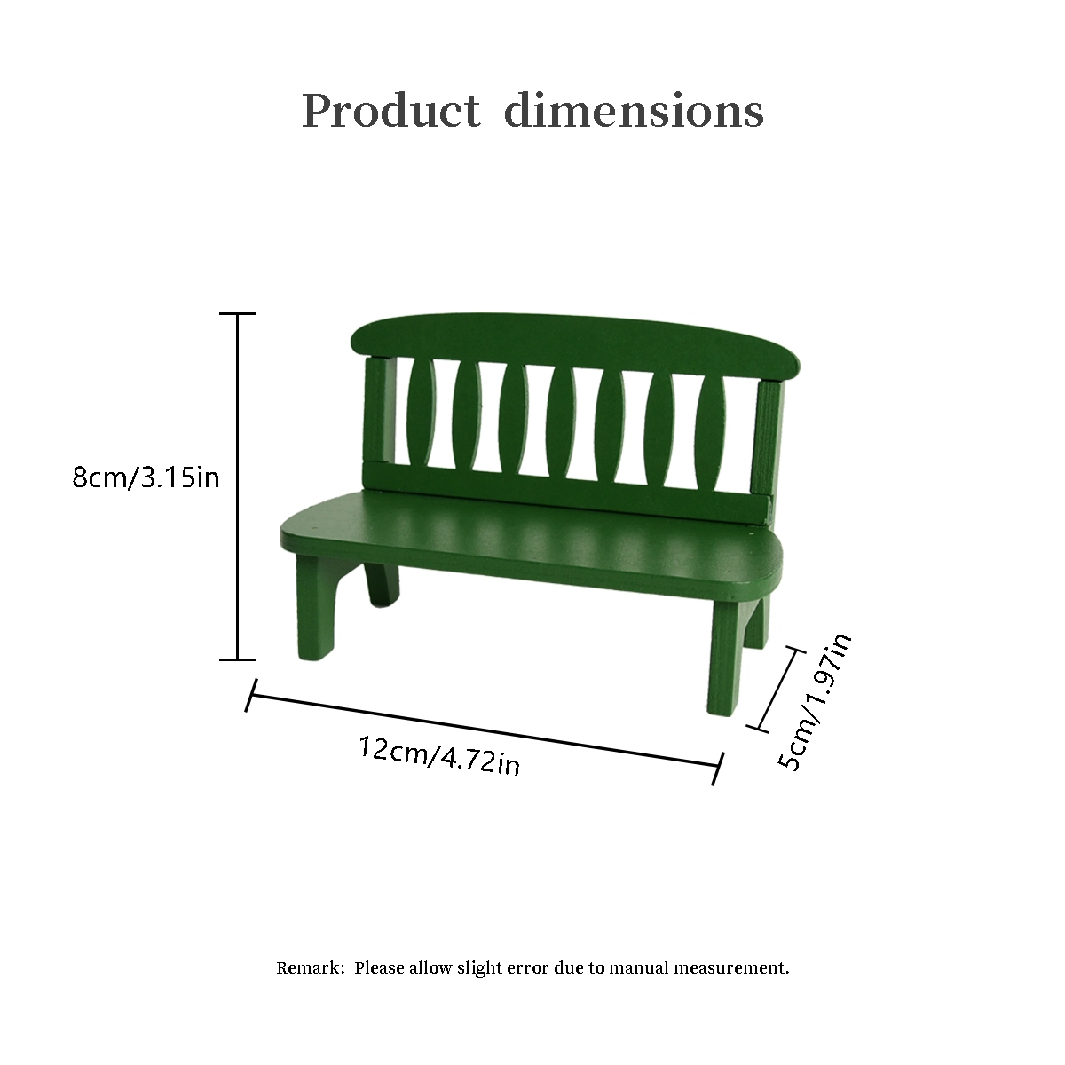 tiny chairs mini parik bench for dolls